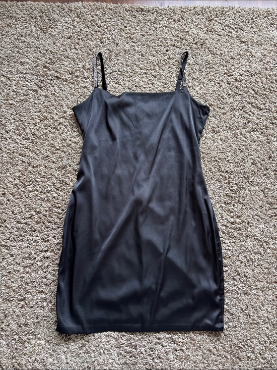 Dresses & Skirts - Sleek Black Satin Dress